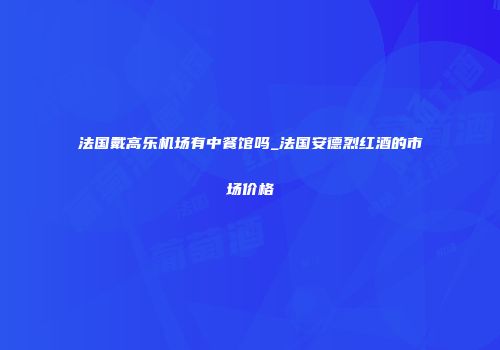 法国戴高乐机场有中餐馆吗_法国安德烈红酒的市场价格