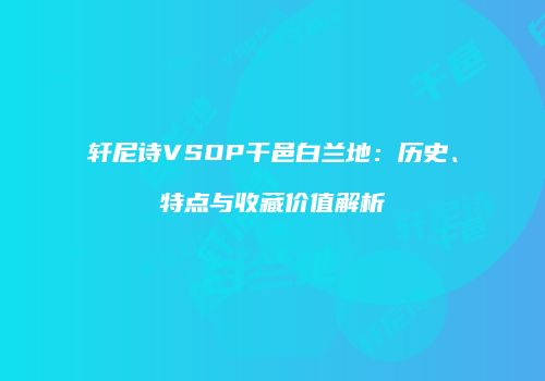 轩尼诗VSOP干邑白兰地：历史、特点与收藏价值解析