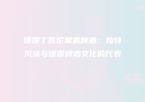 德国丁瓦伦黑麦啤酒：独特风味与德国啤酒文化的代表