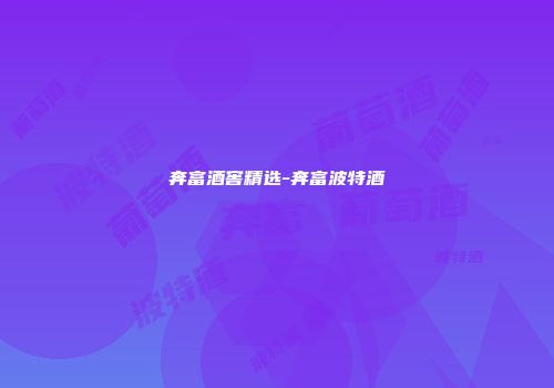 奔富酒窖精选-奔富波特酒