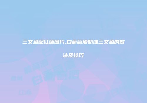 三文鱼配红酒图片,白葡萄酒奶油三文鱼的做法及技巧