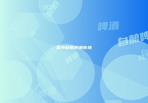国外自酿啤酒市场
