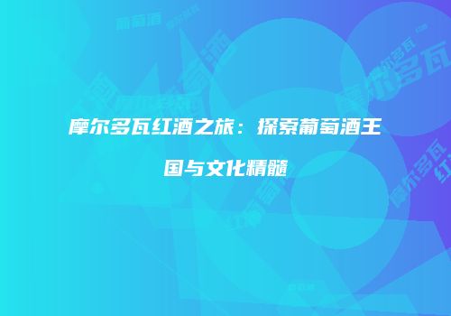 摩尔多瓦红酒之旅：探索葡萄酒王国与文化精髓