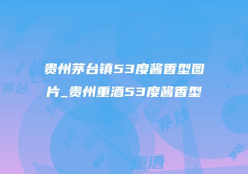 贵州茅台镇53度酱香型图片_贵州重酒53度酱香型