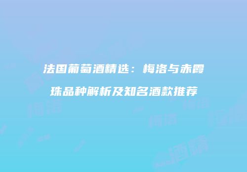法国葡萄酒精选：梅洛与赤霞珠品种解析及知名酒款推荐