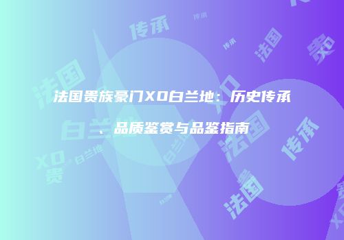 法国贵族豪门XO白兰地：历史传承、品质鉴赏与品鉴指南