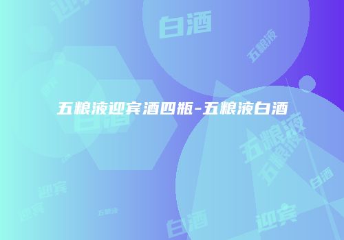 五粮液迎宾酒四瓶-五粮液白酒