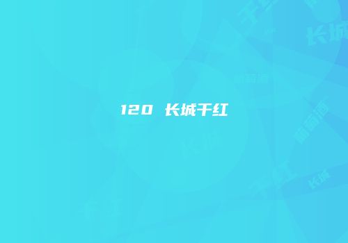 120 长城干红