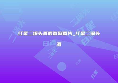 红星二锅头真假鉴别图片_红星二锅头酒
