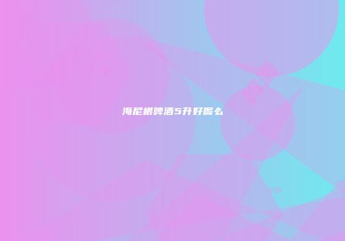 海尼根啤酒5升好喝么