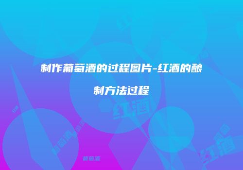 制作葡萄酒的过程图片-红酒的酿制方法过程