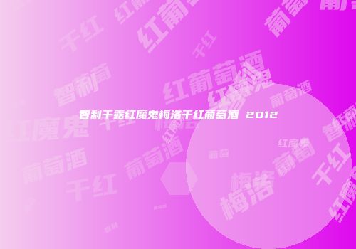 智利干露红魔鬼梅洛干红葡萄酒 2012