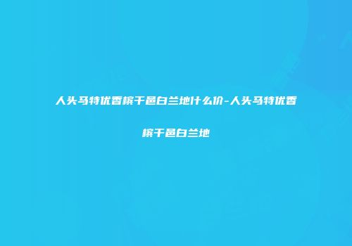 人头马特优香槟干邑白兰地什么价-人头马特优香槟干邑白兰地