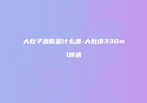 大肚子酒瓶是什么酒-大肚皮330ml啤酒