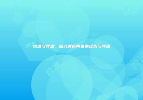 烧酒与啤酒：深入解析两者的区别与特点