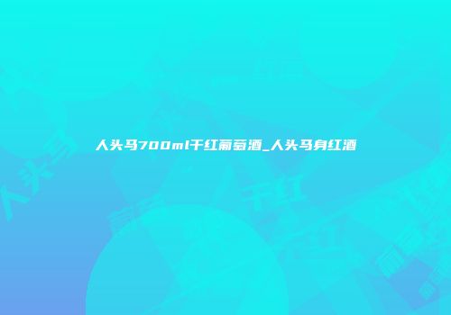 人头马700ml干红葡萄酒_人头马身红酒
