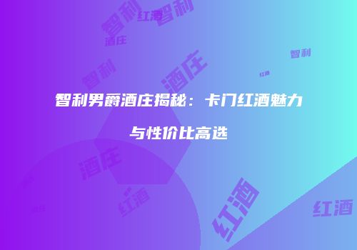 智利男爵酒庄揭秘：卡门红酒魅力与性价比高选