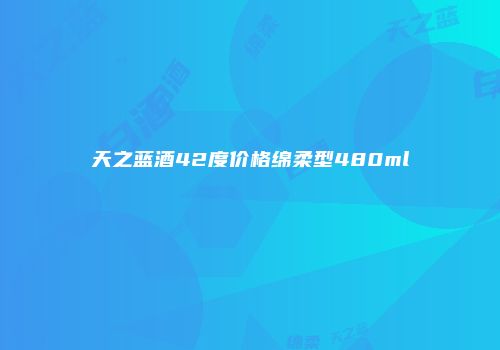 天之蓝酒42度价格绵柔型480ml