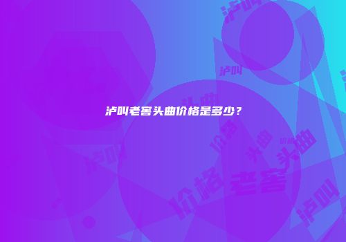 泸叫老窖头曲价格是多少？