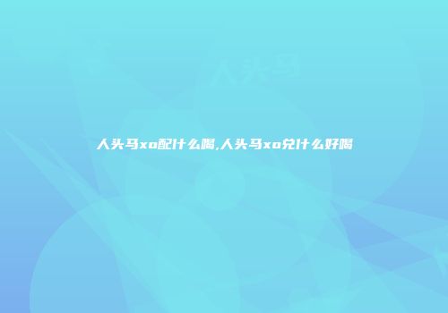 人头马xo配什么喝,人头马xo兑什么好喝
