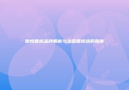 酩悦香槟品牌解析与法国香槟选购指南