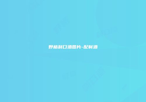 野格利口酒图片-配制酒