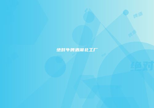绝对牛啤酒湖北工厂