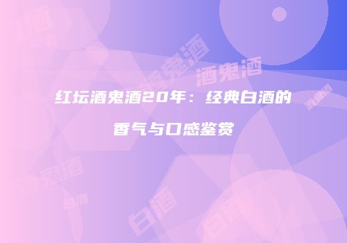 红坛酒鬼酒20年：经典白酒的香气与口感鉴赏