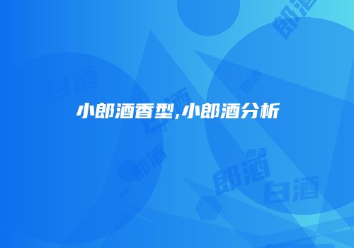 小郎酒香型,小郎酒分析