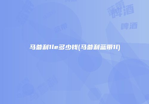 马爹利1le多少钱(马爹利蓝带1l)