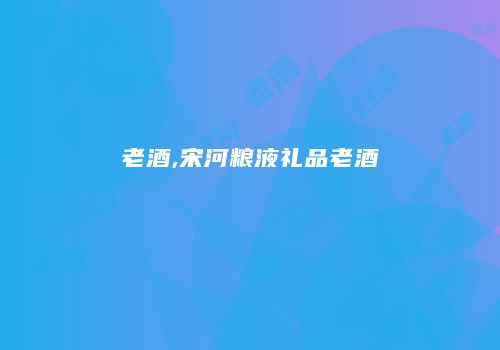 老酒,宋河粮液礼品老酒