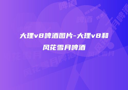 大理v8啤酒图片-大理v8和风花雪月啤酒