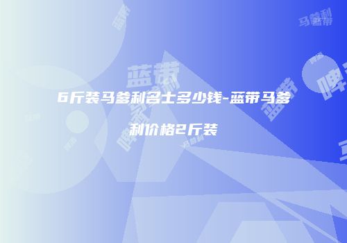 6斤装马爹利名士多少钱-蓝带马爹利价格2斤装