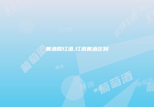黄酒喝红酒,红酒黄酒区别