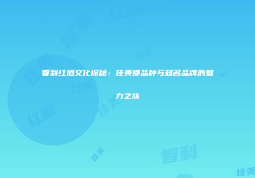 智利红酒文化探秘：佳美娜品种与知名品牌的魅力之旅