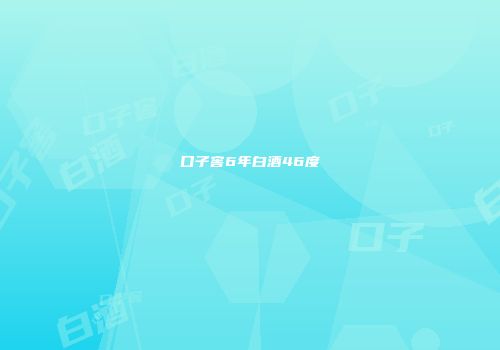口子窖6年白酒46度