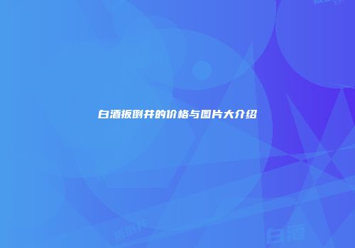 白酒扳倒井的价格与图片大介绍