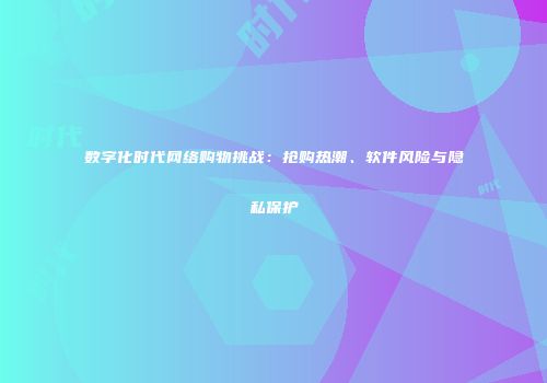 数字化时代网络购物挑战：抢购热潮、软件风险与隐私保护