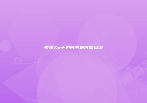 蔓玛Xo干邑白兰地价格查询