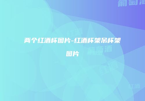 两个红酒杯图片-红酒杯架吊杯架图片