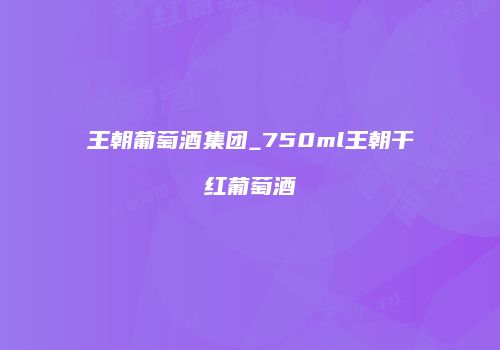 王朝葡萄酒集团_750ml王朝干红葡萄酒
