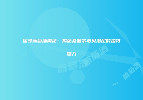 探寻葡萄酒奥秘：揭秘桑塞尔与贝洛尼的独特魅力