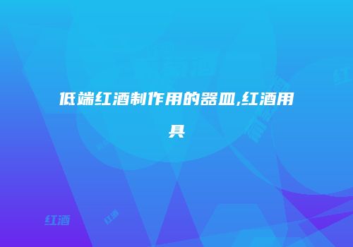 低端红酒制作用的器皿,红酒用具