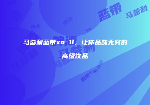 马爹利蓝带xo 1l，让你品味无穷的高级饮品