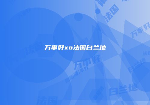 万事好xo法国白兰地