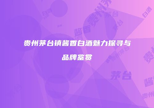 贵州茅台镇酱香白酒魅力探寻与品牌鉴赏