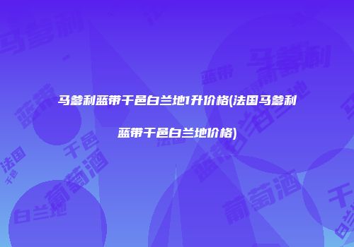 马爹利蓝带干邑白兰地1升价格(法国马爹利蓝带干邑白兰地价格)