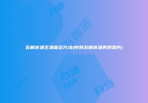 五粮液酒王酒鉴定方法(辨别五粮液酒真假图片)