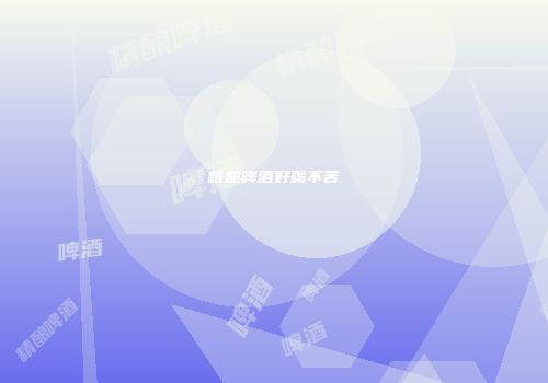精酿啤酒好喝不苦