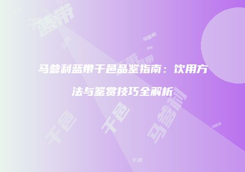 马爹利蓝带干邑品鉴指南：饮用方法与鉴赏技巧全解析